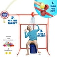 thumbnail image 2 of GoSports Backyard Water Toy Game for Kids & Adults -Outdoor PVC Splash Tower Burst Water Balloon Dunk Tank, 2 of 6