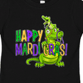 thumbnail image 4 of Inktastic Happy Mardi Gras Big and Little Alligators with Beads Boys or Girls Toddler T-Shirt, 4 of 5