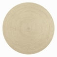 thumbnail image 2 of JONATHAN Y ANSA 6' Round Area Rug, Zara Braided Coastal Cottage Jute - Ivory, RNF116E-6R, 2 of 4
