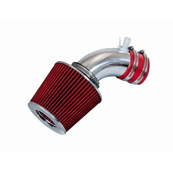 Rtunes Racing Short Ram Air Intake Kit Filter Combo RED Compatible For 10-12 Hyundai Genesis Coupe 2.0L Turbo