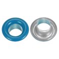 thumbnail image 4 of Uxcell 300 Set Grommets Kit Metal Eyelets 5mm 1/5" Hole Tiny Grommet with Washers for Shoes Clothes Belt Tag Bag Fabric Leather DIY Project, Sky Blue, 4 of 4