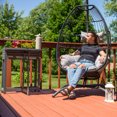 thumbnail image 4 of Sunnydaze Acacia Wood Folding Table with Planter Box - Gray - 30.5" H, 4 of 8