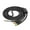 Black straight head, variant on 3.5mm to Double Male Stereo Cable Heavy Duty Male Cable Gold Plate 3.5mm Male to 2 Male Cable for Smartphone