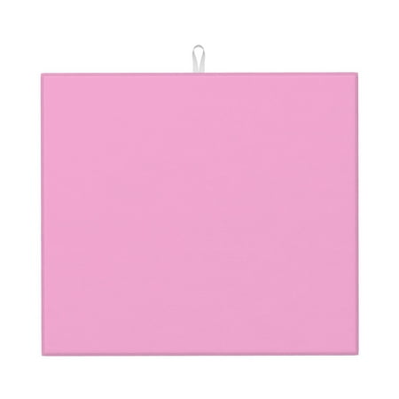 

Honeii Rose Red for Dish Drying Mat for Kitchen Counter Non-slip Rubber Backed Hide Stain Kitchen Super Absorbent Draining Mat Dish Rack Pad