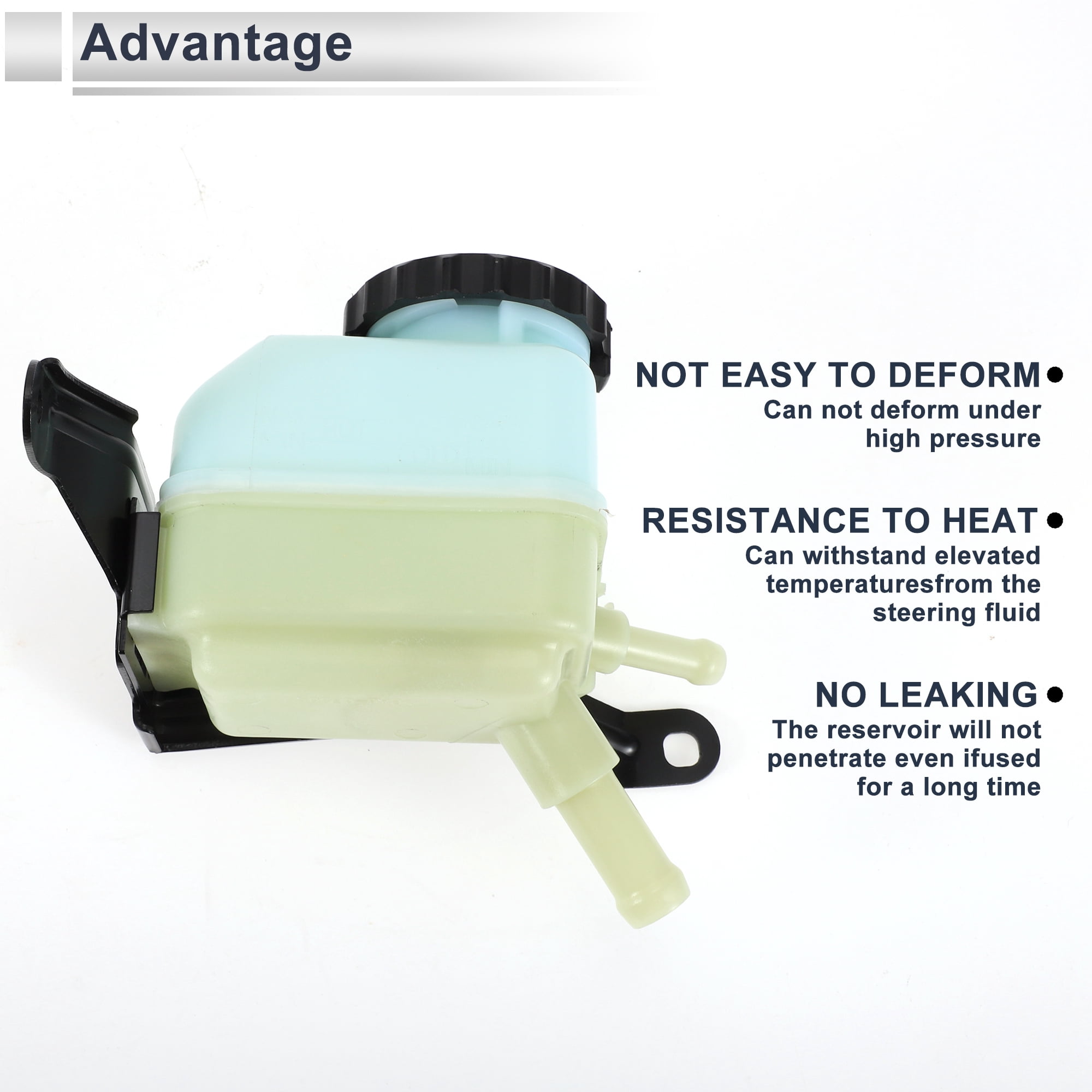 Unique Bargains Power Steering Reservoir for Toyota Corolla 1998-2002 Automotive Power Steering Tank 1 Pcs