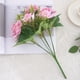 thumbnail image 5 of rosas artificiales rizadas | Ramo de novia de seda | Decoración del hogar, fotografía y decoración para fiestas | Blanco, rojo, rosa y vino, 5 of 6