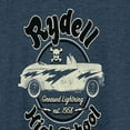 thumbnail image 3 of Grease - Rydell High School Auto Shop - Est. 1958 - Women's Lightweight French Terry Long Sleeve Shirt, 3 of 5