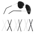 thumbnail image 1 of 10pcs(5pairs) New Anti Slip Glasses Temple Tips Accessories Optical Frame Temples Eyeglasses Silicone Temple tip Mix models, 1 of 2