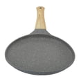 thumbnail image 4 of Frying Pan Flat Bottom Even Heating Stick Free Cooking Kitchen Ware with Handle for Food 24cm / 9.45in, 4 of 5