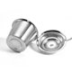thumbnail image 2 of 2 infusores de té (4,5 cm de diámetro), colador de té de acero inoxidable 304 Filtro de té de malla de grado alimenticio, premium Filtro de té Difusor espaciador de té para infusor de té de hojas sue, 2 of 5