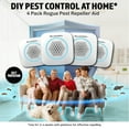 thumbnail image 4 of Bell+Howell Ultrasonic Pest Repeller Indoor, Pest Repellent Ultrasonic Plug In, Mouse Repellent Indoor, Rodent Repellent, Pest Repellent Family & Pet Safe, 4 Pack, 4 of 10