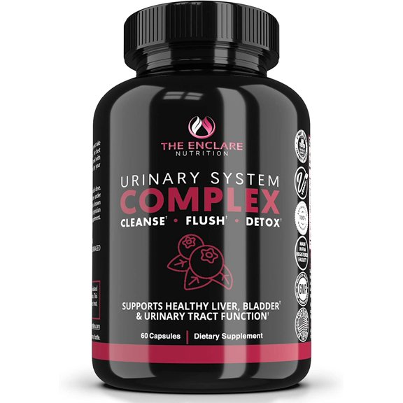 The Enclare Nutrition D-Mannose 1000mg with Cranberry Extract for Liver, UTI Relief, 60 Capsules