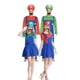 thumbnail image 5 of Disfraz de Mario para cosplay, disfraz de Super Brother Bros, disfraz de fantasía, disfraz de carnaval y Halloween, 5 of 5