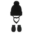 thumbnail image 5 of Baby Girl Beanie Kids Warm Windproof Knitted Beanie Hats for Cold Weather Toddler Caps 1-2 Years, 5 of 5