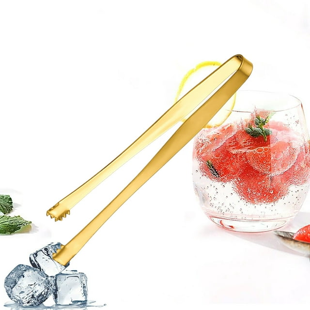 Stainless Steel Long Handle Ice Tongs and Kitchen Tool for Efficient Eggshell Removal and Food Handling