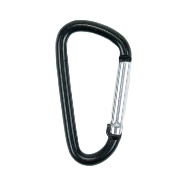 Paracord Planet 40 mm Durable Aluminum Mini Carabiner Clip Keychain with a  Spring Loaded Gate - Available in Assorted Colors & Pack Sizes - Hiking