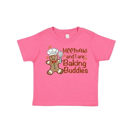 

Inktastic Meemaw and I Are Baking Buddies Gift Toddler Boy or Toddler Girl T-Shirt