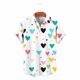 thumbnail image 3 of TaTaai Men's Valentine's Day Print Shirt, Short Sleeve Button Down Casual Blouse, Romantic Gift Top Gift, 3 of 5