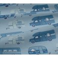 thumbnail image 5 of oneOone Cotton Jersey Baby Blue Fabric Bus Sewing Craft Projects Fabric Prints By Yard 58 Inch Wide, 5 of 6