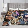 thumbnail image 6 of Soft Flannel Fleece Blanket Zac Efron Plush Throw Cozy Blankets for Couch Sofa 40"x30", 6 of 7