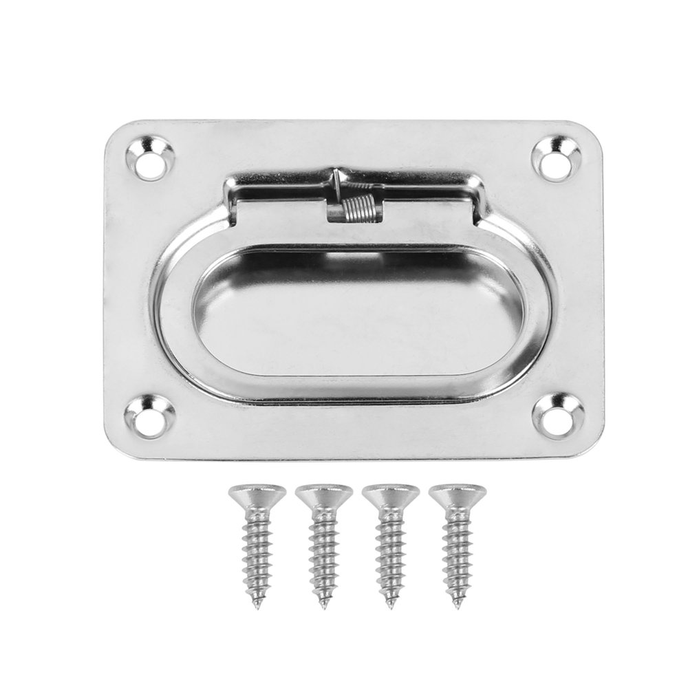 76 x 57mm Boat Marine Grade Recessed Floor Hatch Latch Flush Lift