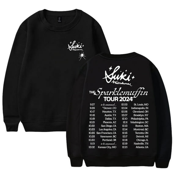 Suki Waterhouse The Sparklemuffin Tour 2024 Merch Long Sleeve Streetwear Men Women Sweatshirt