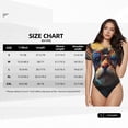 thumbnail image 5 of Kdxio Cool Cat With Sunglasses for Women's Short-Sleeved Onesie Stylish Round Neck Pajamas Bodysuit Jumpsuit Nightwear-X-Large, 5 of 7