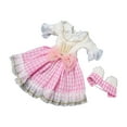 thumbnail image 1 of Juego de vestido Hugo 1:6 para hacer tus propias muñecas bricolaje educativo ropa disfraz de cosplay para muñeca princesa de 11,81 pulgadas Rosa, 1 of 9