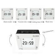 Timer, Creative Shaking Alarm Clock, 5, 25 and Any Minute Time Management Device, Kitchen Timer, Classroom or Meeting Timer, Sports Timer