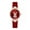 Red, variant on Fashion Womens Leather Wrist Watch Cute Rabbit with Floated Heart Crystal Analog Quartz Dress Watch