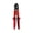 red, variant on Manual Wire Rope Crimper Cutter, Aluminum Sleeve Crimping Pliers 0.1-2.2mm for Fishing Leader and Cable Repair Work