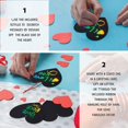 thumbnail image 4 of HTOOQ Valentines Day Decoration Scratch Art Paper Crafts Kit Bulk Pack of Scratch Hearts with Magic Rainbow Colors HTOOQ 24 Heart Cards, 24 Scratch Sticks, 24 Ribbons - -, 4 of 7
