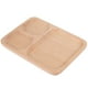 thumbnail image 1 of Bandeja para servir con compartimentos, seccional con 3 compartimentos Bandeja de madera para frutas Bandeja para servir de madera Calidad superior, 1 of 8