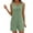 Green, variant on Summer Rompers for Women Jumpsuit Shorts Casual Loose Fit Summer Women's Fashion Sleeveless Crew Neck Buttons Overalls with Pockets S-2XL