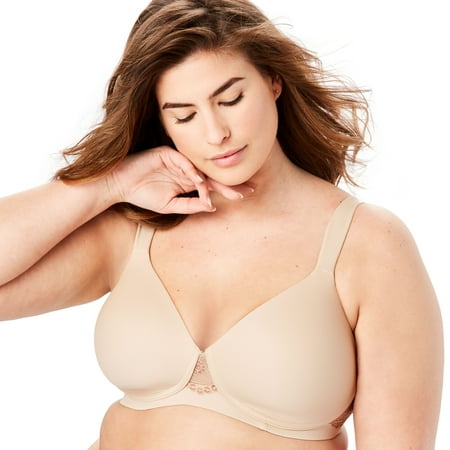

Leading Lady Women s Plus Size Brigitte Lace Wireless T-Shirt Bra 5215 Bra