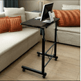 thumbnail image 2 of 60x40cm laptop stand adjustable side table on wheels, 2 of 11