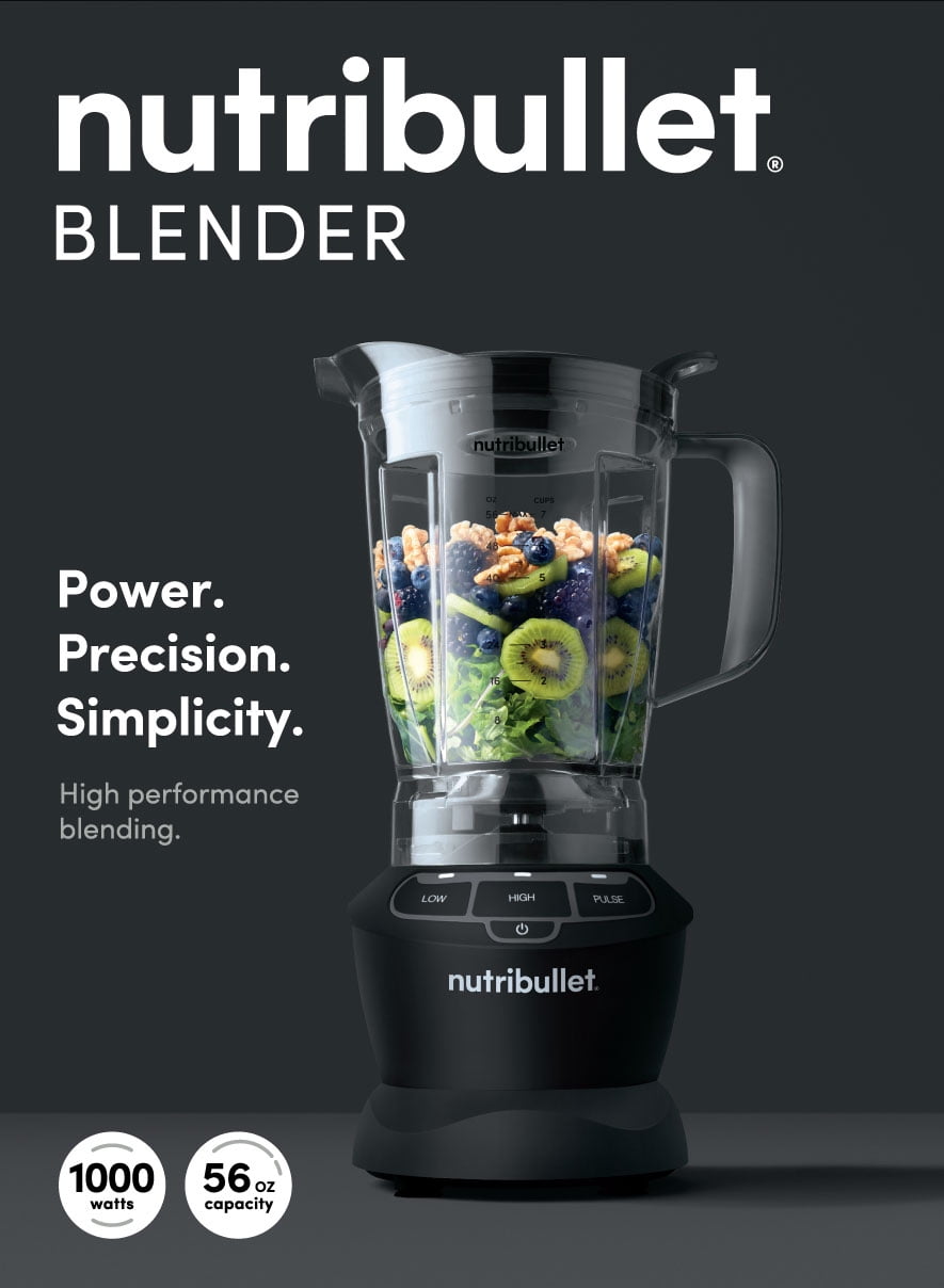 nutribullet 56 oz. Blender Combo with Single Serve Cups, 1000W