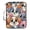 Cute Dogs Head, variant on Haosy Accordion File Organizer Zipper Binder 500 Sheet 6-Tab Expanding File Folder Multi-Pocket 1.2 Inch 3 Ring Lovely Sleep Fox with Moon