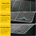 thumbnail image 2 of Stainless Steel Roasting & Cooling Rack, Sheet Oven-Safe Baking Tray with Multiple Welds, Thick Wire Grid, Oven & Grill Safe,39x29x1.5cm, 2 of 6