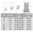 thumbnail image 2 of Women's Cami with Built-in Bra Adjustable Strap, 2 Pack Summer Sleeveless Tank Top Padded Camisole for Yoga, 2 of 5