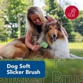 thumbnail image 2 of Cepillo de aseo para perros Coastal Pet Safari Soft Slicker para perros grandes, 2 of 7