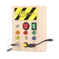 thumbnail image 1 of Ocupado Tablero Juguetes Sensoriales De , Juguete De LED Para Niños, Simulación Educativa Cerradura De Llave Cable Enchufable Tablero De Actividades De Habilidades, 1 of 7