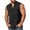 *1-Black, variant on Men's Henley Sleeveless Tank Tops,Summer Beach Ribbed Button Down Shirts For Men,White,S-3XL
