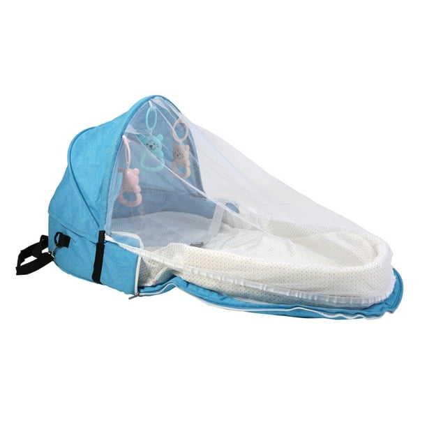 Finex Baby Foldable Bed Infant Travel Tent Mattress Cradle Bed With