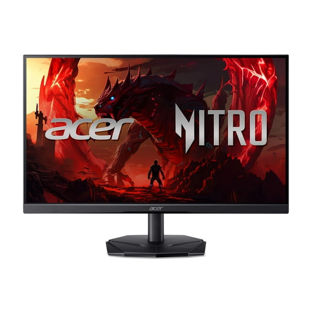 Monitor para juegos acer Nitro 24,5" Full HD 1920 x 1080 | AMD FreeSync | Actualización de 180 Hz | 1 ms (VRB) | 99 % sRGB | Compatibilidad con HDR 10 | 1 x Display Port 1.2 y 2 x HDMI 2.0 | KG251Q P3