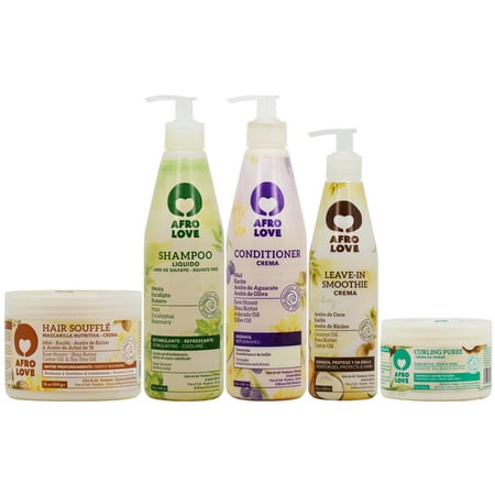 Afro Love Hair Care 5-piece Set (Best Hair Products For Afro Caribbean Hair)