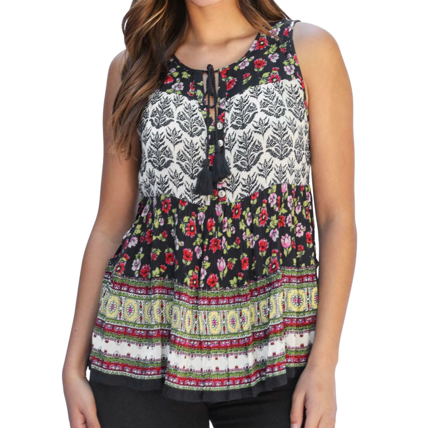 peasant top sleeveless