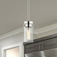thumbnail image 5 of Nuvo Lighting Intersection 1 Light Mini Pendant Polished Nickel with Clear Glass - Polished Nickel, 5 of 6