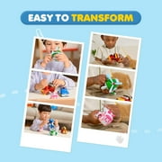 Robocar POLI Toys, ROY Transforming Robot Toys, 4 Action Figure Vehicles for Ages 3 and up