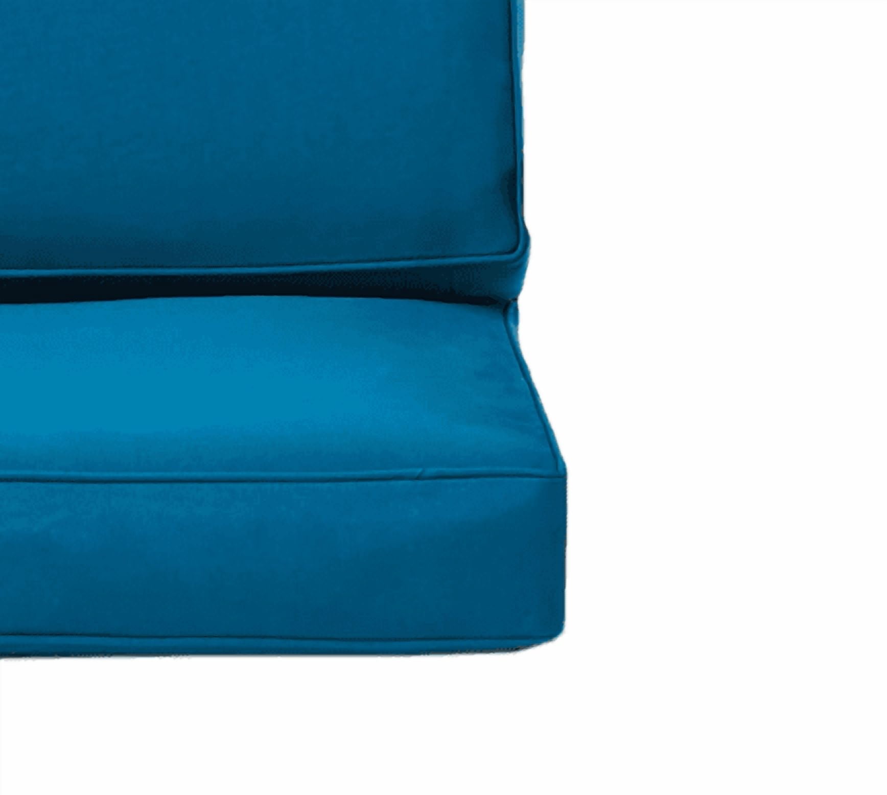Outdoor Club Chair Replacement Cushion Cover Only, Soft Seat Cover for Patio Garden, Dark Teal
